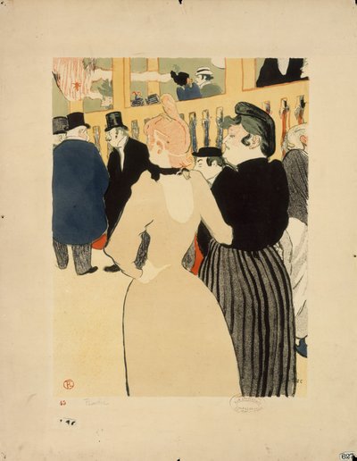 La Goulue und ihre Schwester von Henri de Toulouse Lautrec